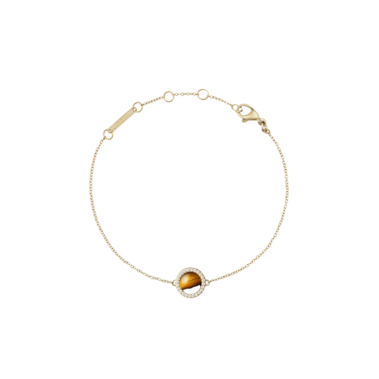 Daniel Wellington Audrey Tiger Eye Gold Bracelet DW00401427