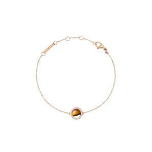 Daniel Wellington Audrey Tiger Eye Rose Gold Bracelet DW00401433