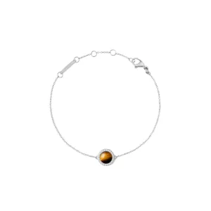 Daniel Wellington Audrey Tiger Eye Silver Bracelet DW00401439