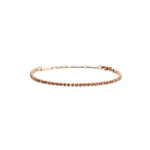 Daniel Wellington Classic Tennis Apricot Rose Gold Bracelet DW00401112