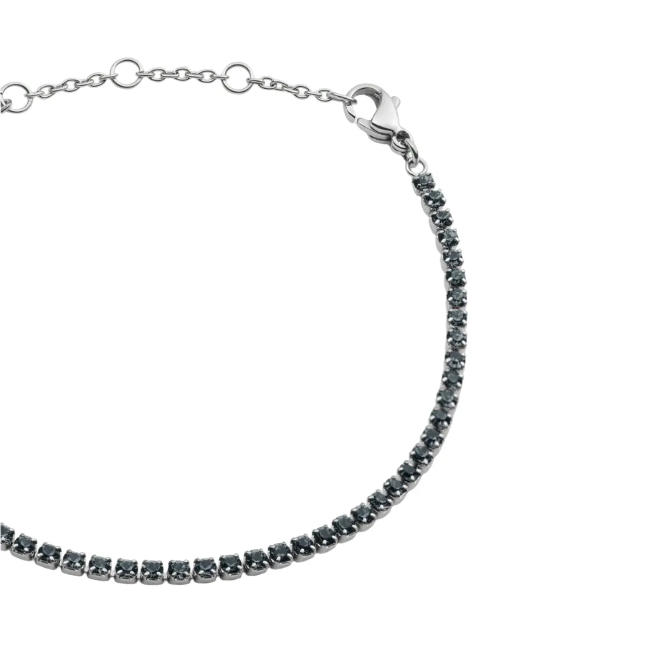 Daniel Wellington Classic Tennis Nightfall Silver Bracelet DW00401108