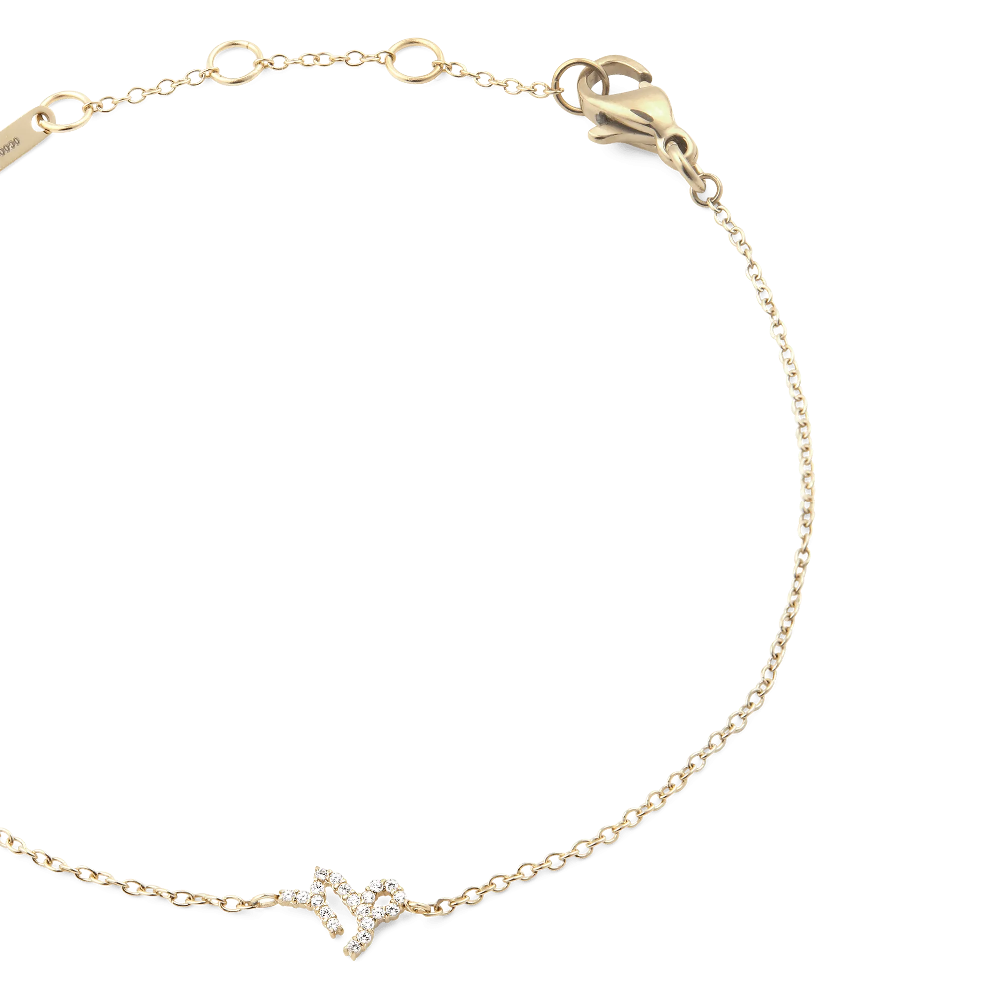 Daniel Wellington Crystal Zodiac Chain Bracelet Gold