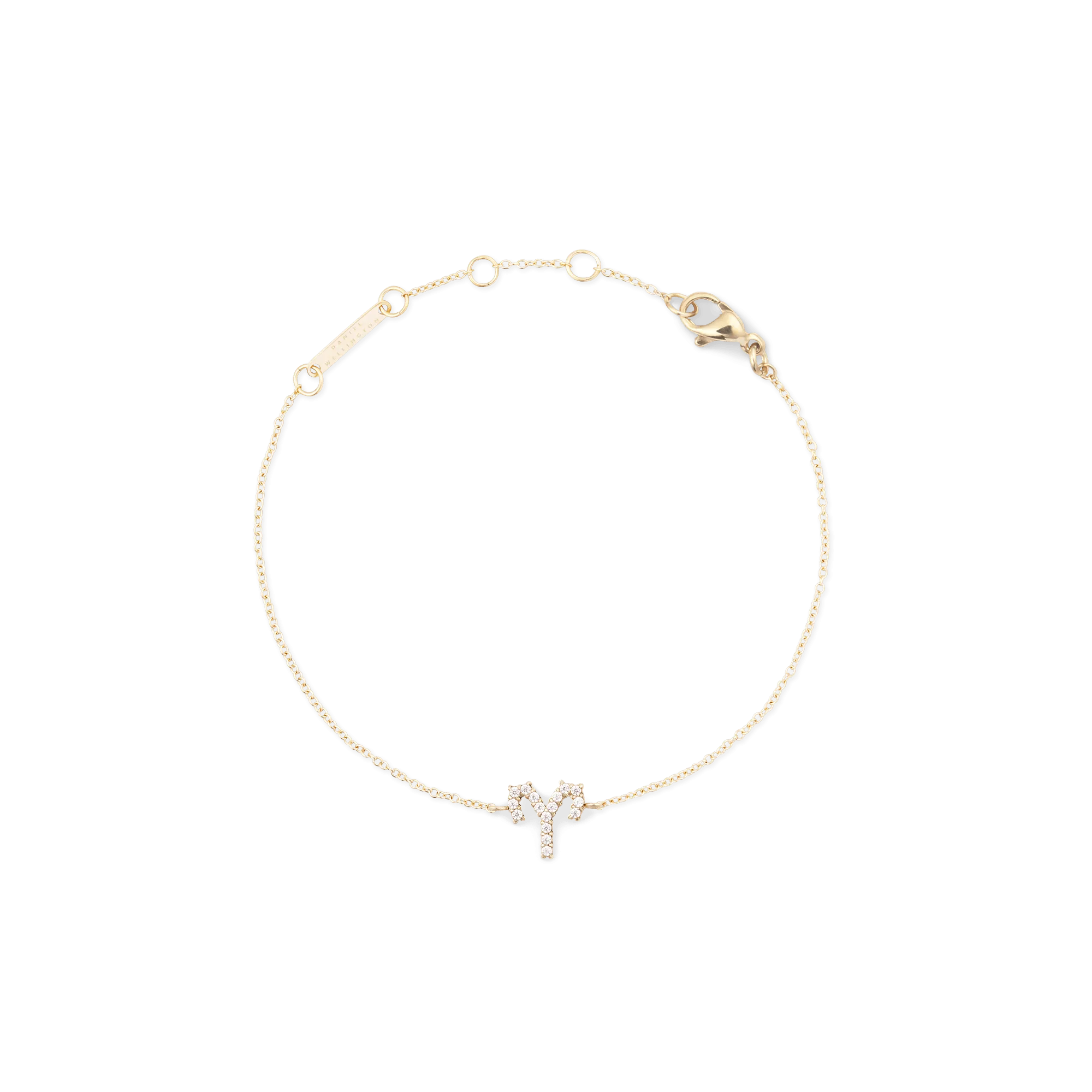 Daniel Wellington Crystal Zodiac Chain Bracelet Gold