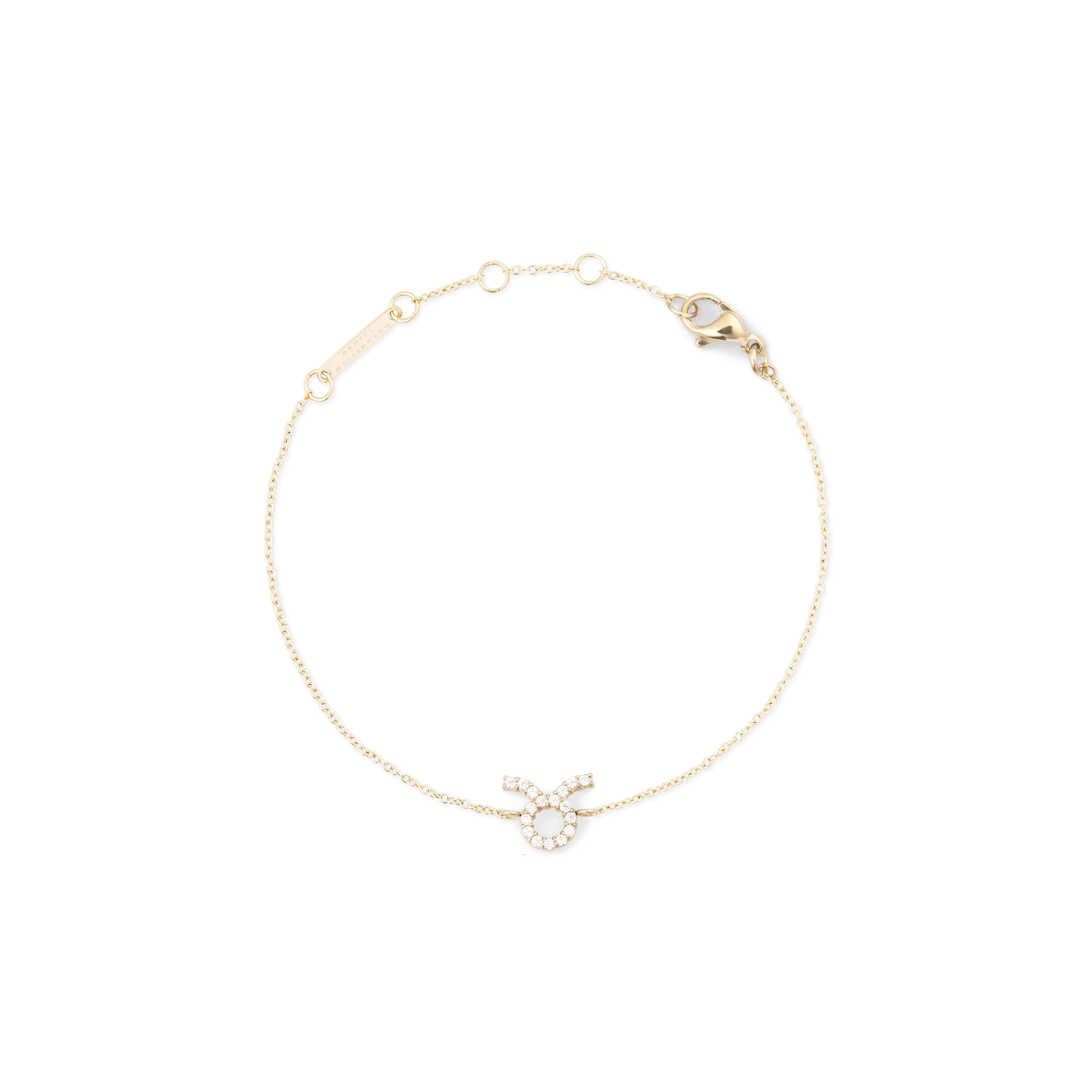 Daniel Wellington Crystal Zodiac Chain Bracelet Gold