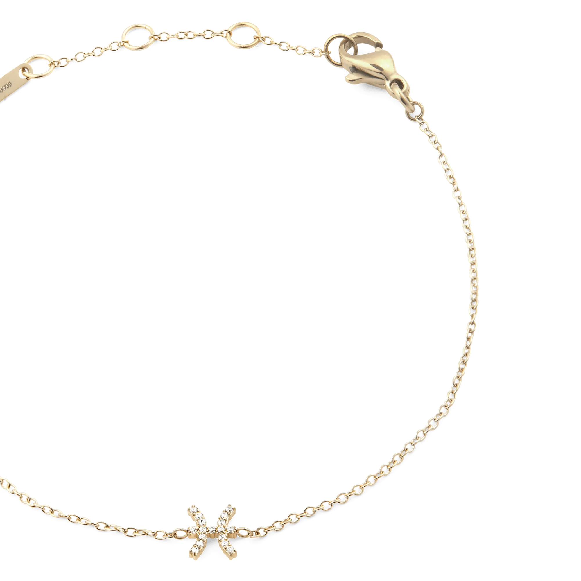 Daniel Wellington Crystal Zodiac Chain Bracelet Gold