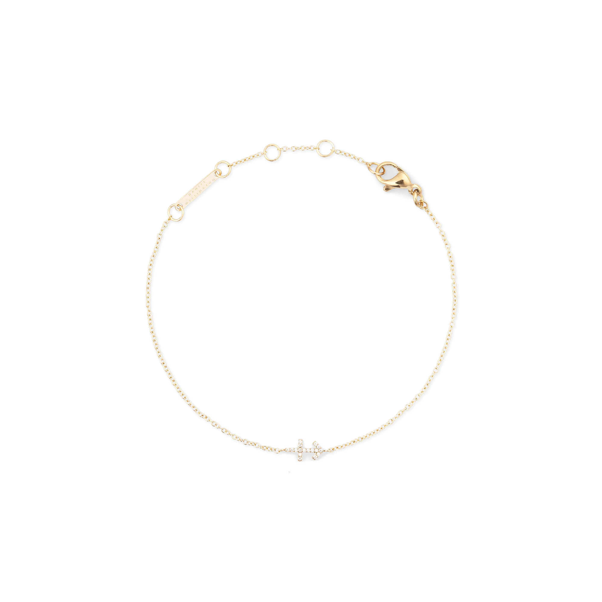 Daniel Wellington Crystal Zodiac Chain Bracelet Gold