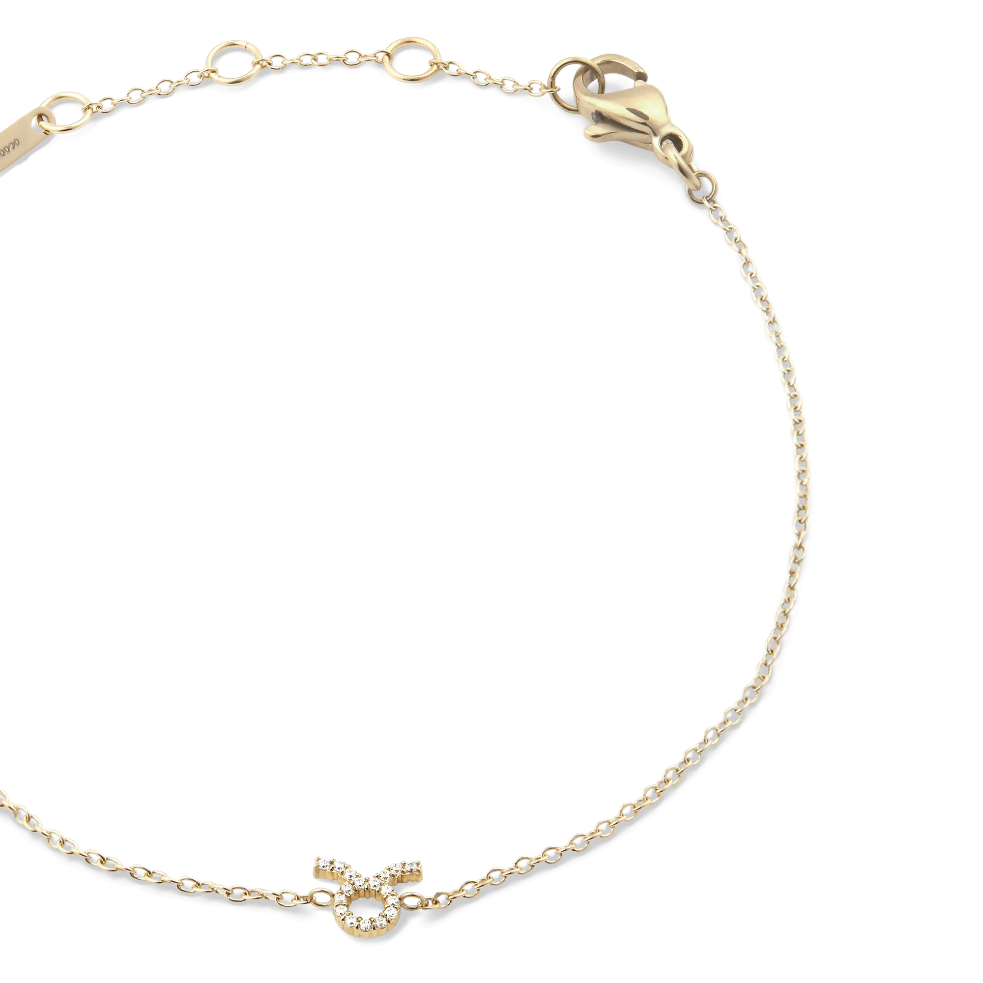 Daniel Wellington Crystal Zodiac Chain Bracelet Gold