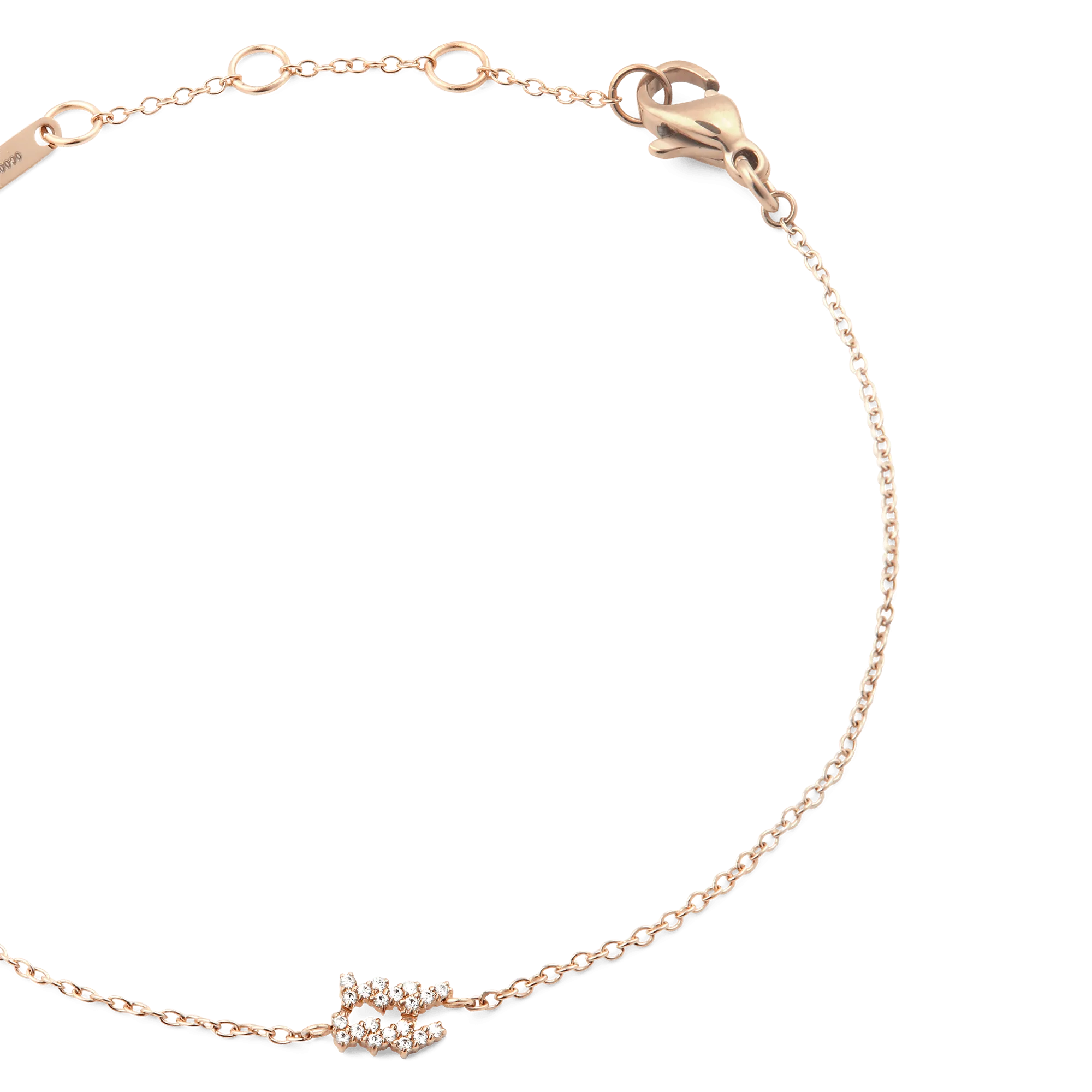 Daniel Wellington Crystal Zodiac Chain Bracelet Rose Gold