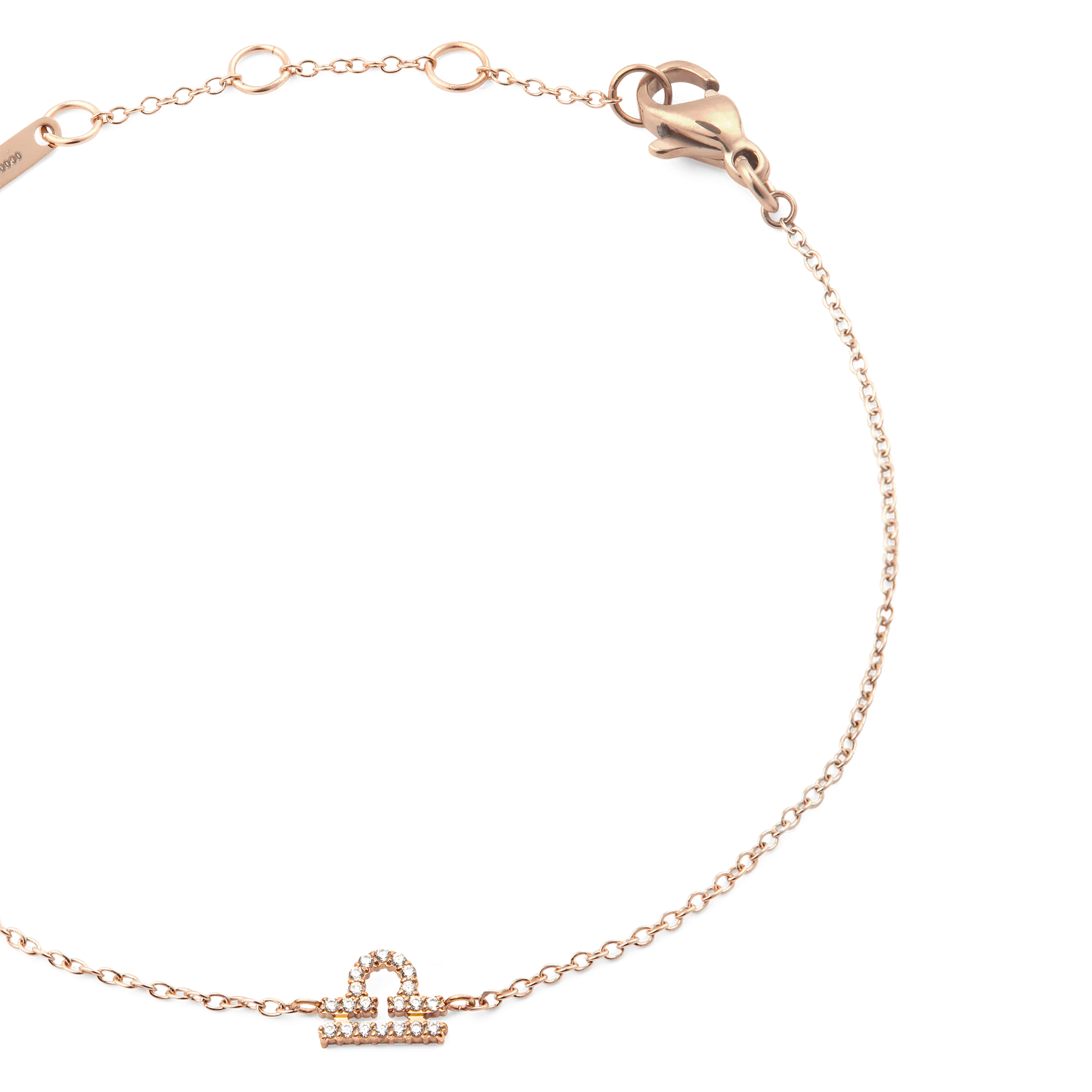 Daniel Wellington Crystal Zodiac Chain Bracelet Rose Gold