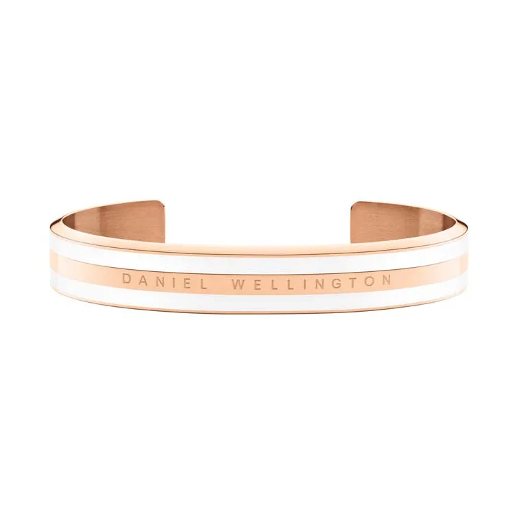 Daniel Wellington Emalie Bracelet Satin White Rose Gold Small
