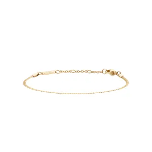 Daniel Wellington Flat Chain Bracelet 155-185mm Gold DW00400542
