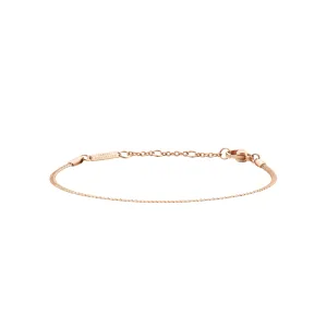 Daniel Wellington Flat Chain Bracelet 155-185mm Rose Gold DW00400541