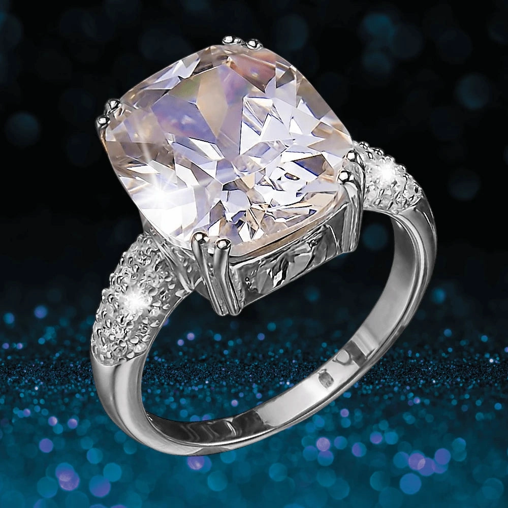 Dazzle Ring Rhodium
