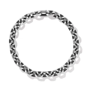 Deco Chain Link Bracelet in Sterling Silver
