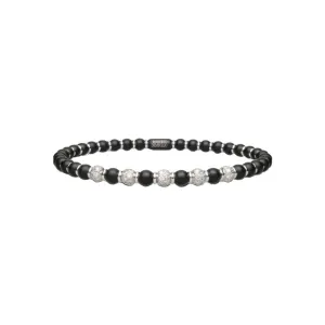 Diamond and Black Ceramic Sfera Bracelet