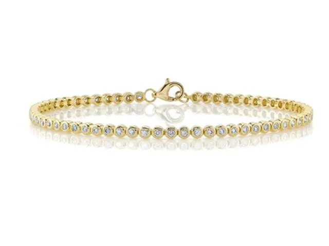 Diamond Bezel Tennis Bracelet