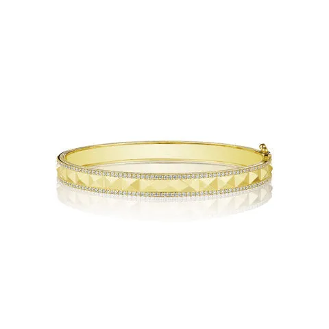 Diamond Pyramid Bangle