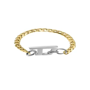Diesel Steel Gold Bracelet DX1437931