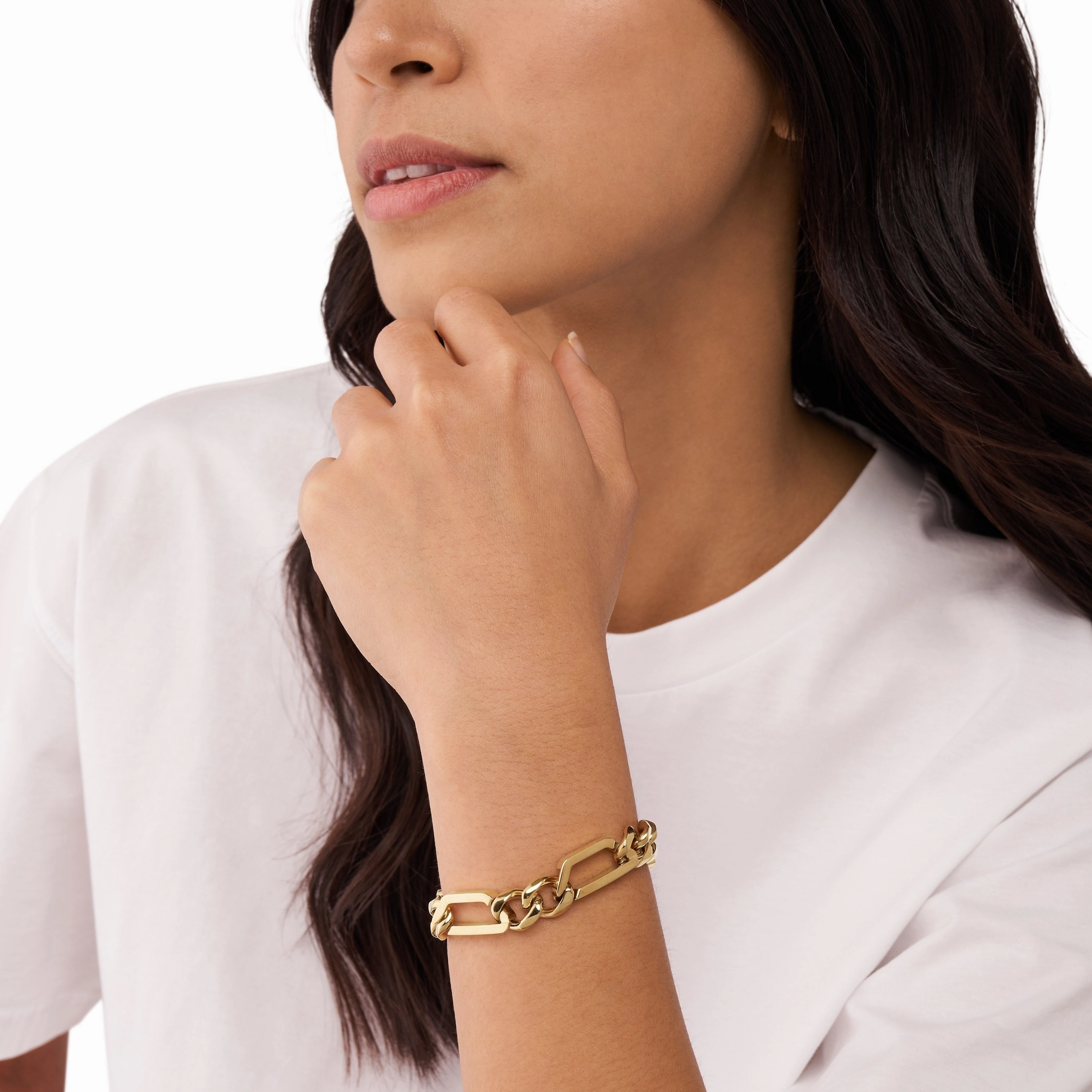 Diesel Steel Gold Bracelet DX1471710