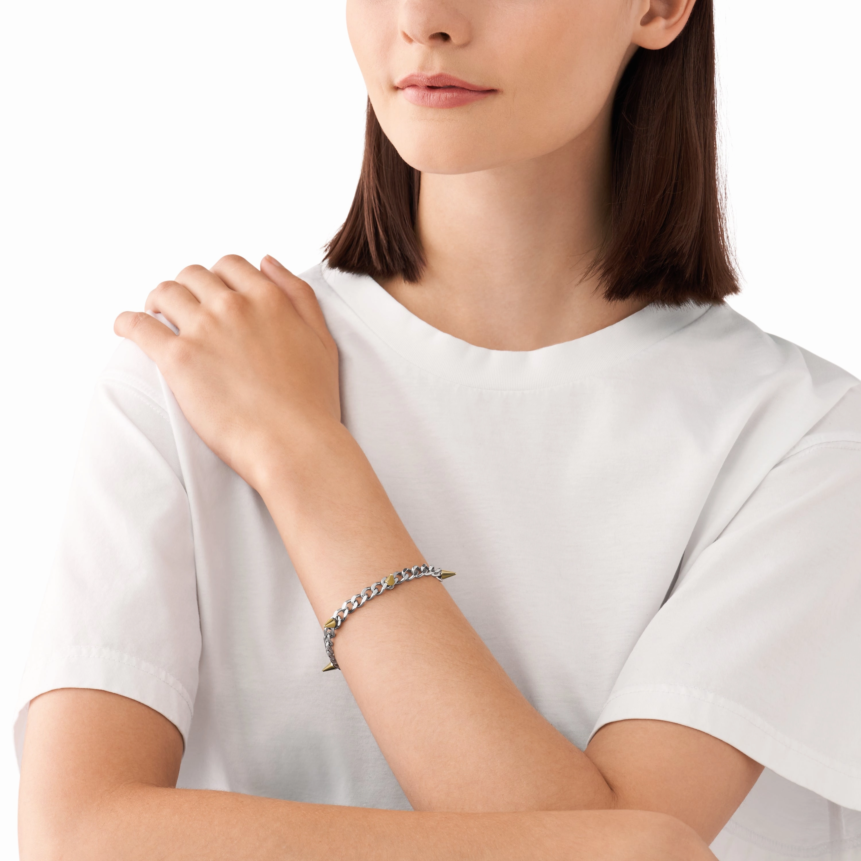 Diesel Steel Gold Bracelet DX1471710