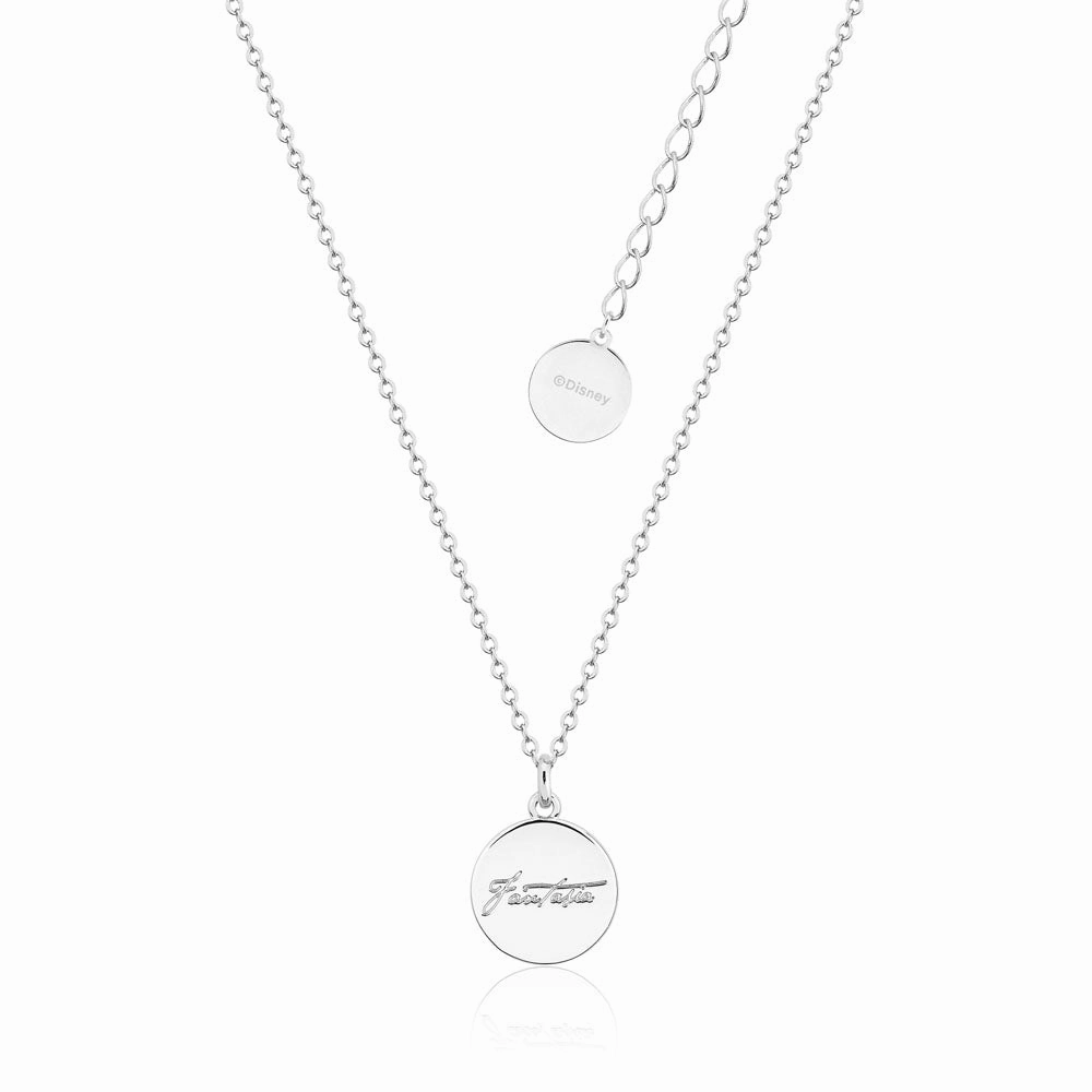 Disney Fantasia Sorcerer's Mickey Reversible Medallion Pendant on 45 7cm Chain