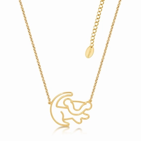 DISNEY The Lion King Simba Silhouette Pendant With Chain