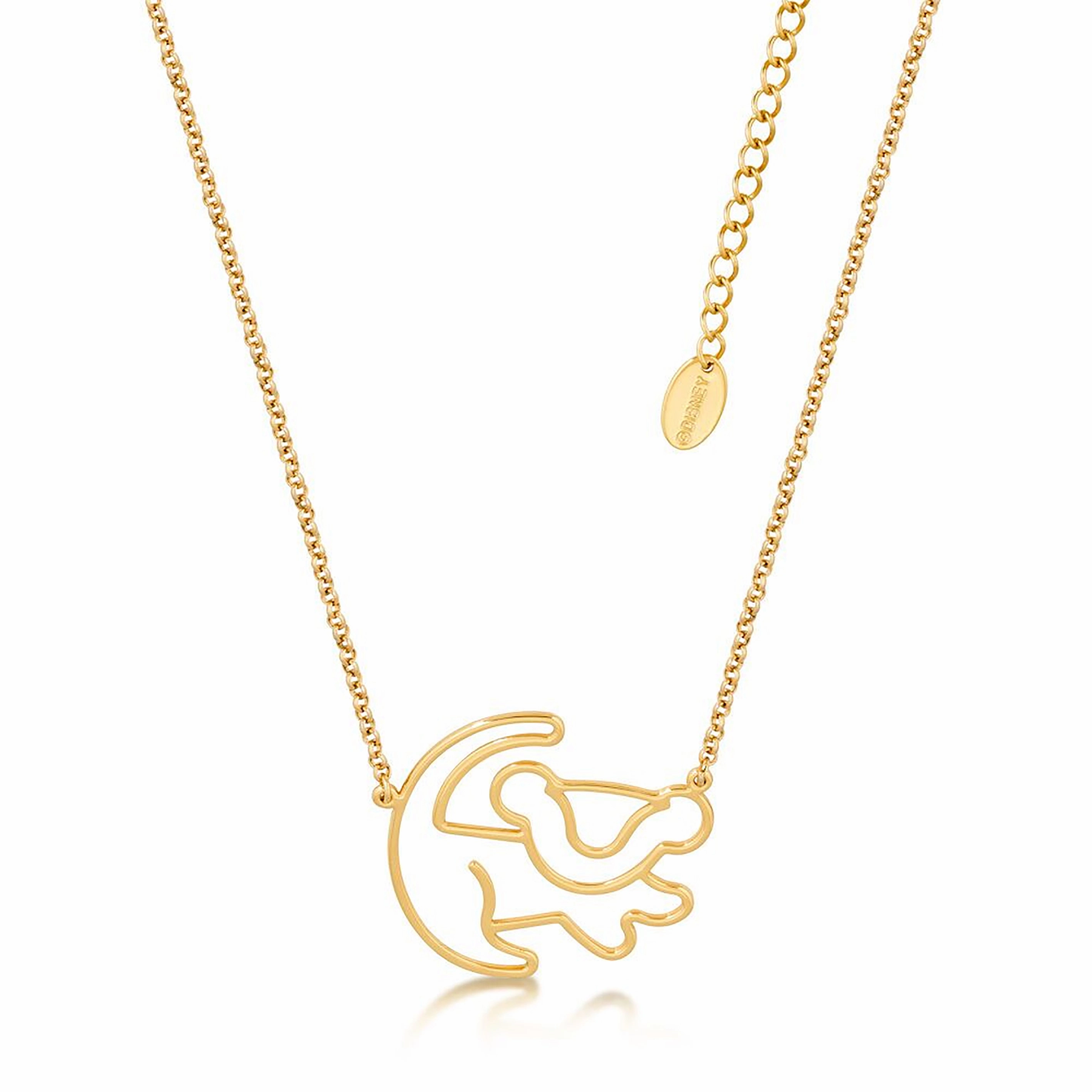 DISNEY The Lion King Simba Silhouette Pendant With Chain