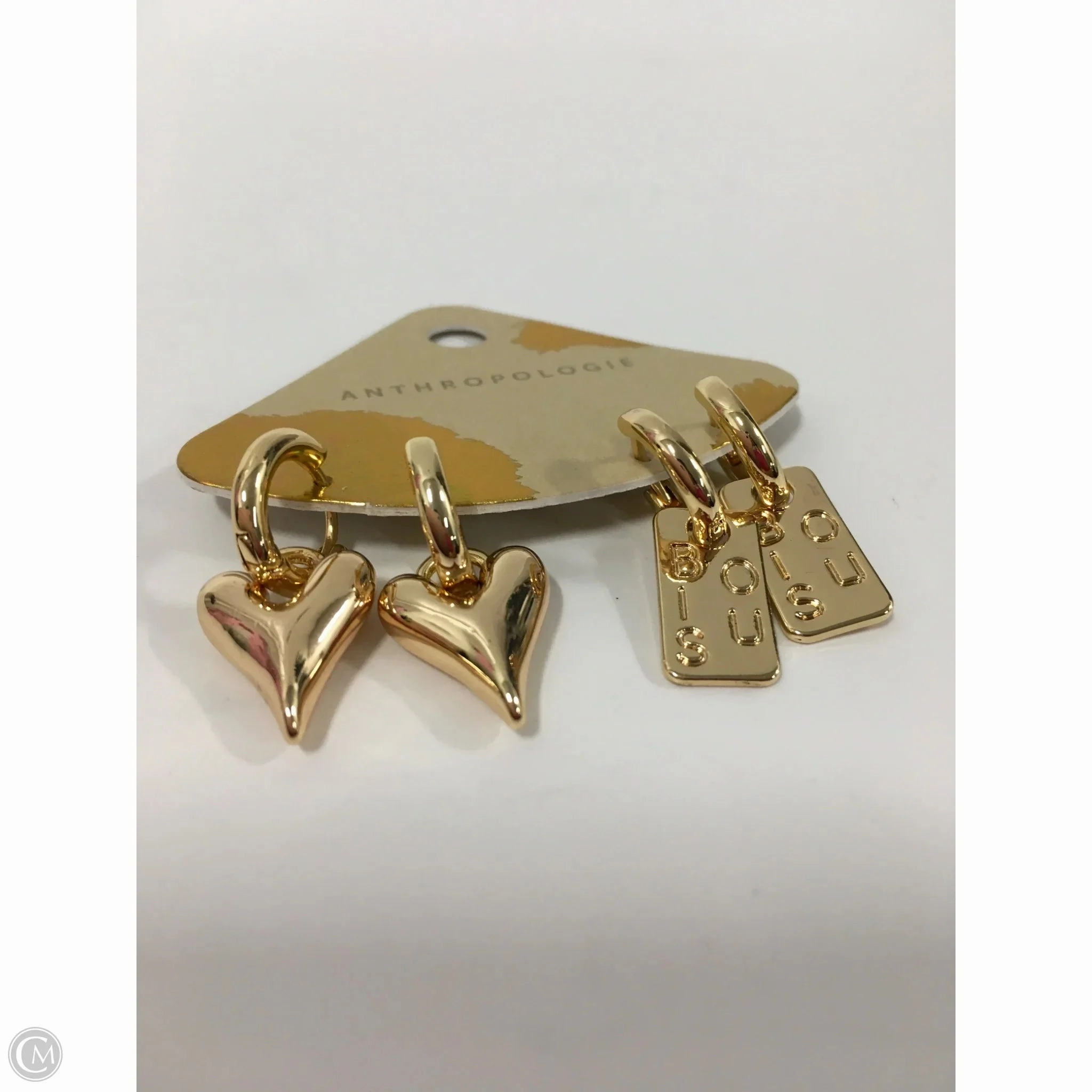 Earrings Dangle/drop By Anthropologie, Size: 02 Piece Set