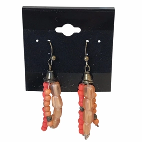 Earrings Dangle/Drop By Chicos In Orange