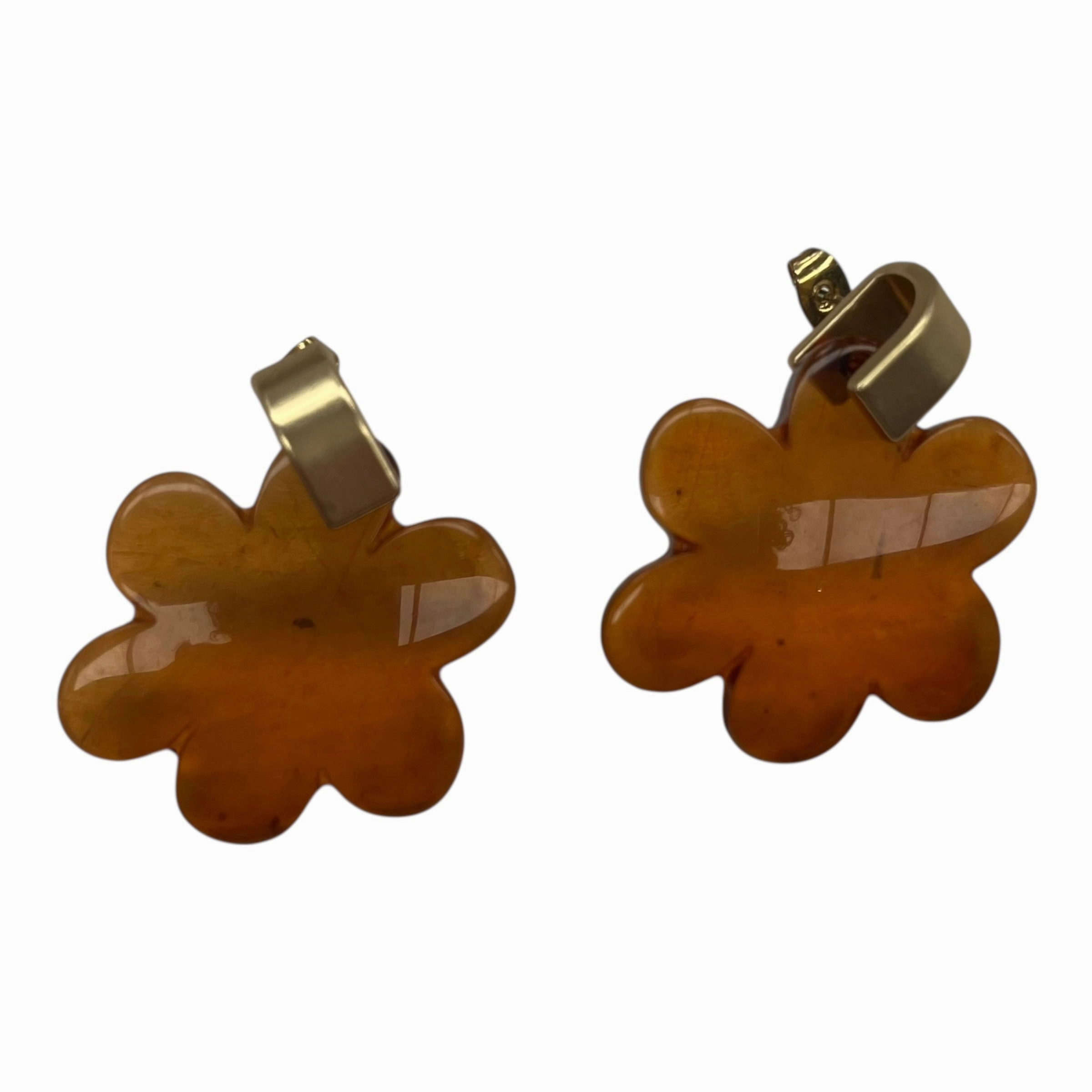Earrings Dangle/Drop By Clothes Mentor In Brown