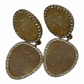 Earrings Dangle/Drop By Clothes Mentor In Gold & Pink