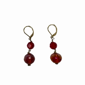 Earrings Dangle/Drop By Cme In Red