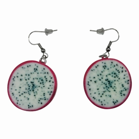Earrings Dangle/Drop By Cmf In Red & White