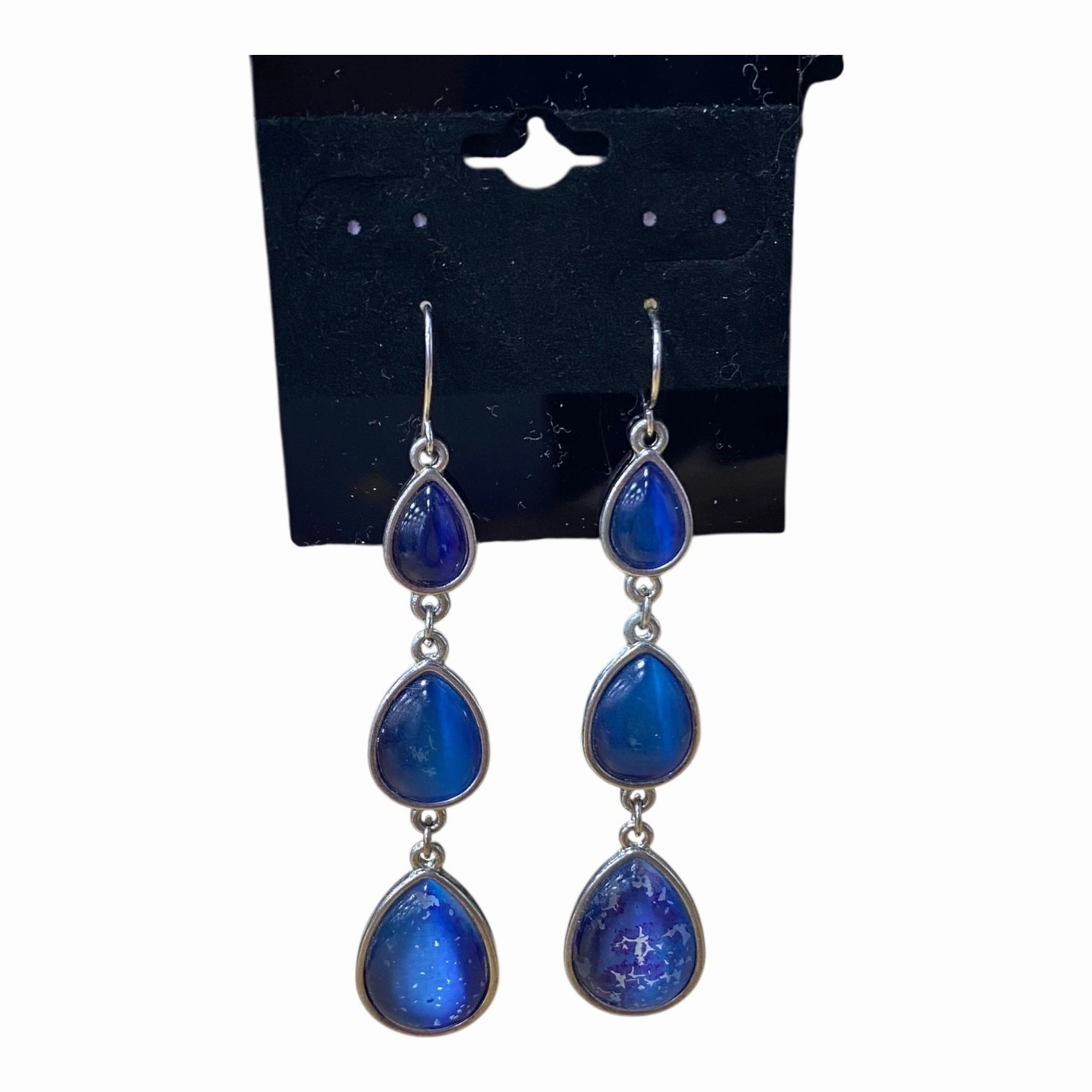 Earrings Dangle/Drop In Blue