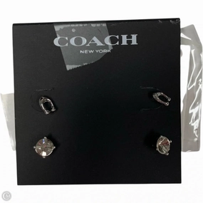 Earrings Designer By Coach, Size: 02 Piece Set