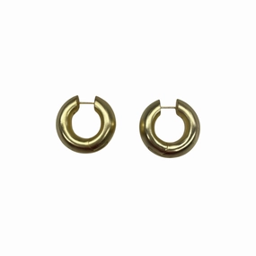 Earrings Hoop By Clothes Mentor In Gold