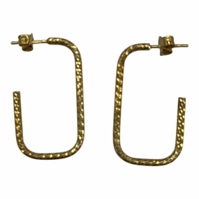 Earrings Hoop By Clothes Mentor In Gold