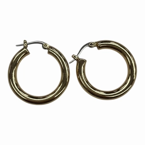Earrings Hoop By Clothes Mentor In Gold