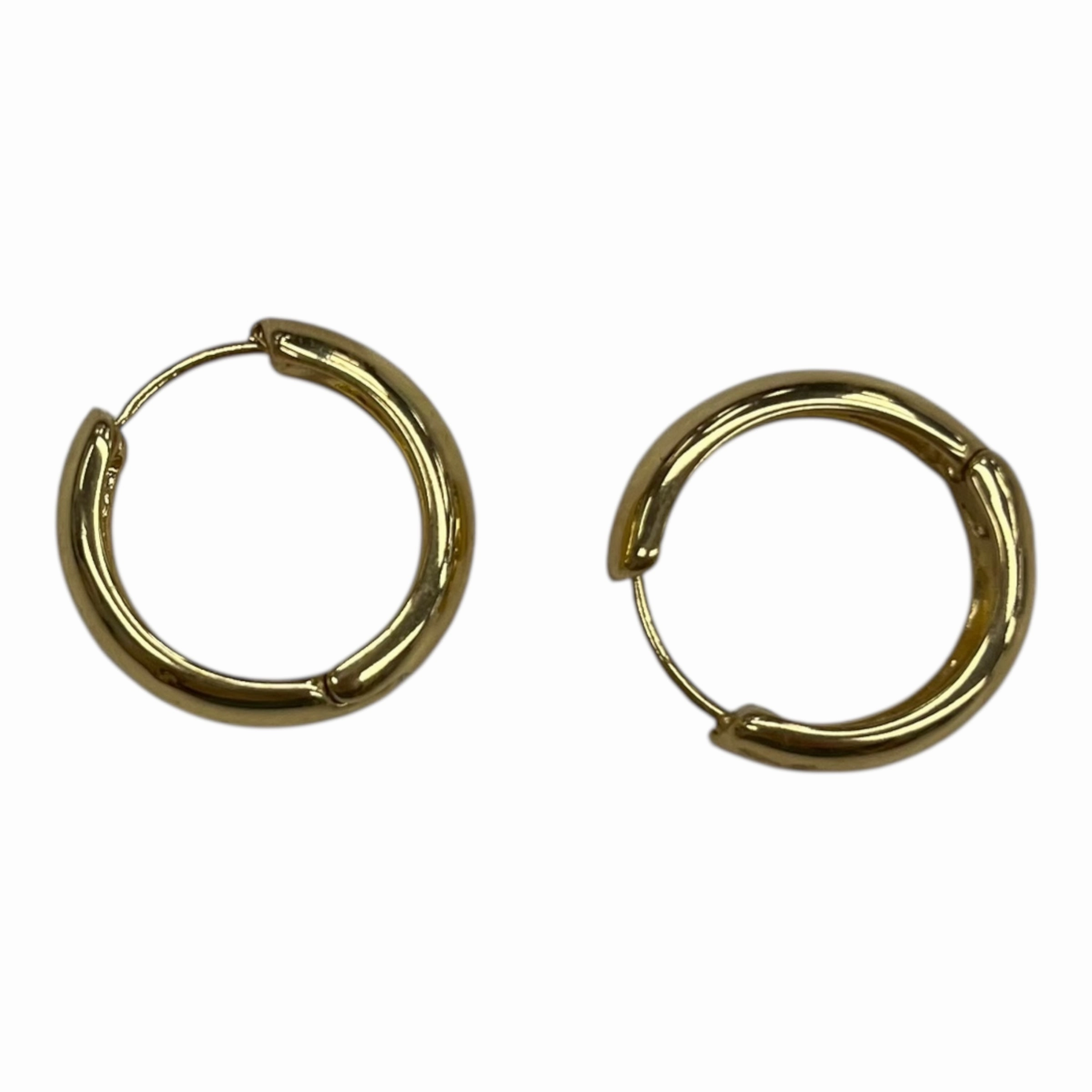 Earrings Hoop By Clothes Mentor In Gold