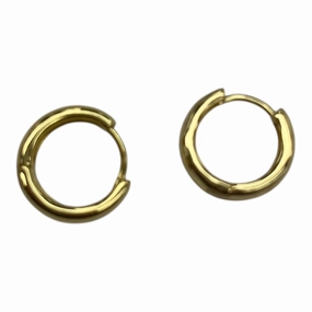 Earrings Hoop By Clothes Mentor In Gold