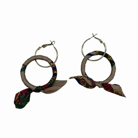 Earrings Hoop By Clothes Mentor In Multi