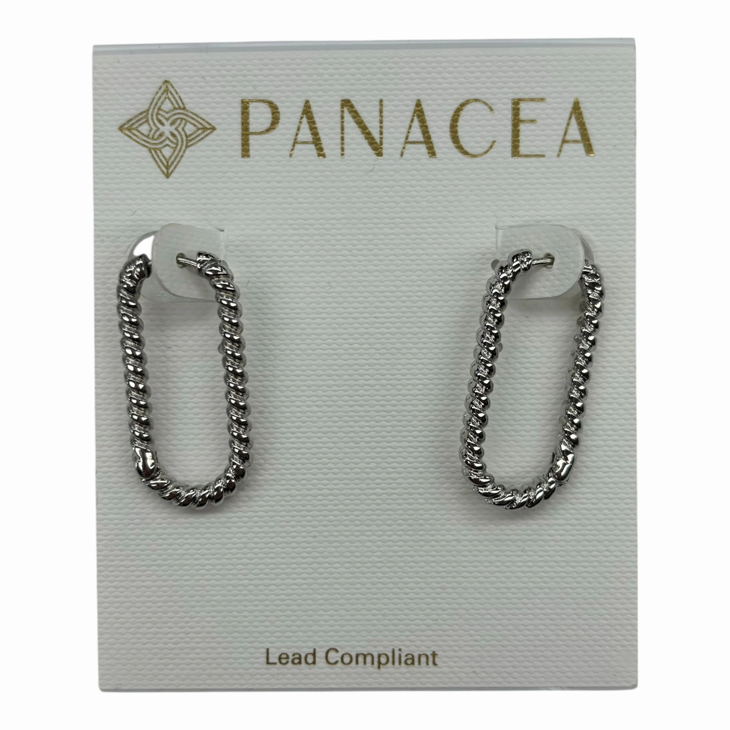 Earrings Hoop By Clothes Mentor In Silver