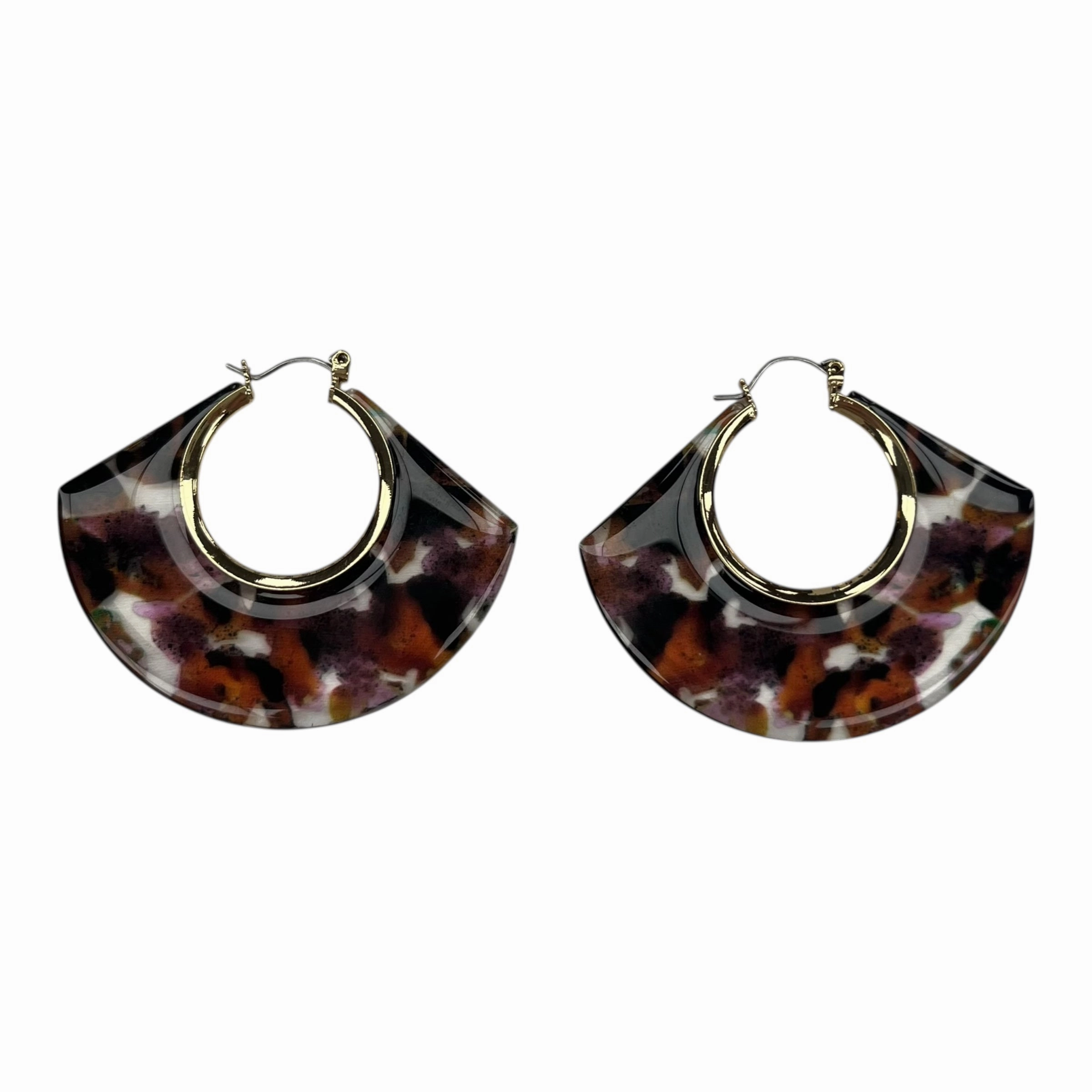 Earrings Hoop By Cme In Brown