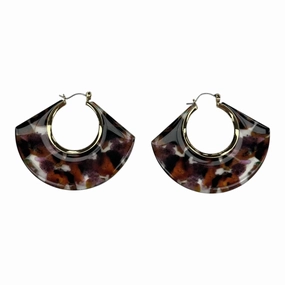 Earrings Hoop By Cme In Brown