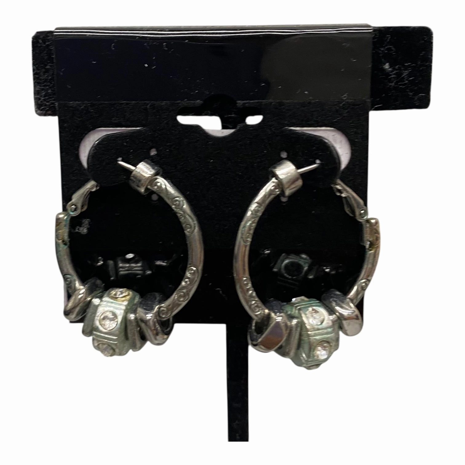 Earrings Hoop  In Silver