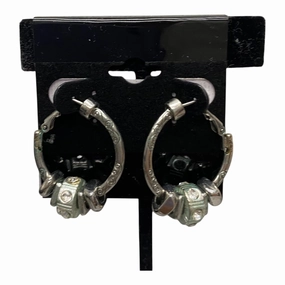 Earrings Hoop  In Silver