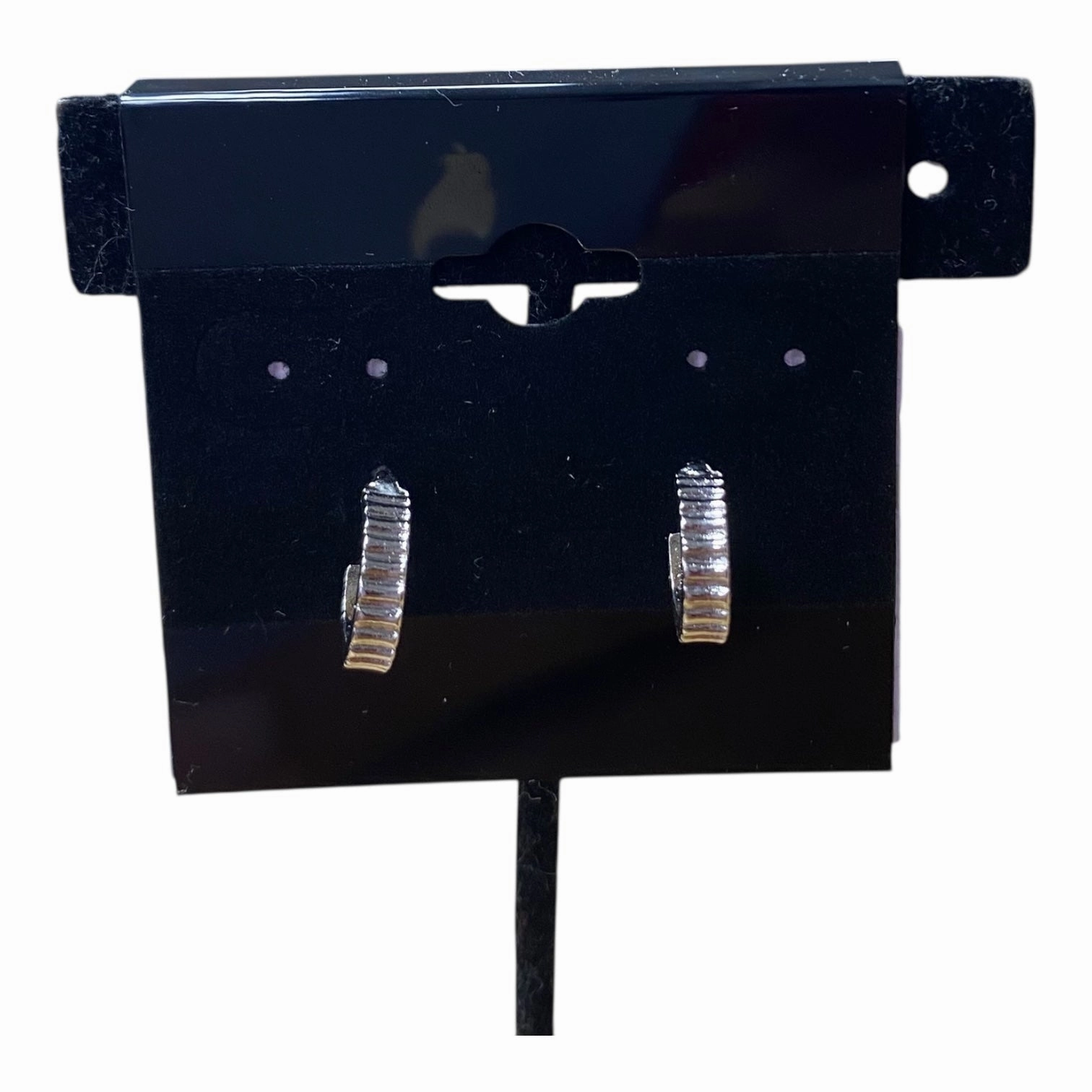 Earrings Hoop  In Silver