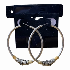 Earrings Hoop In Silver
