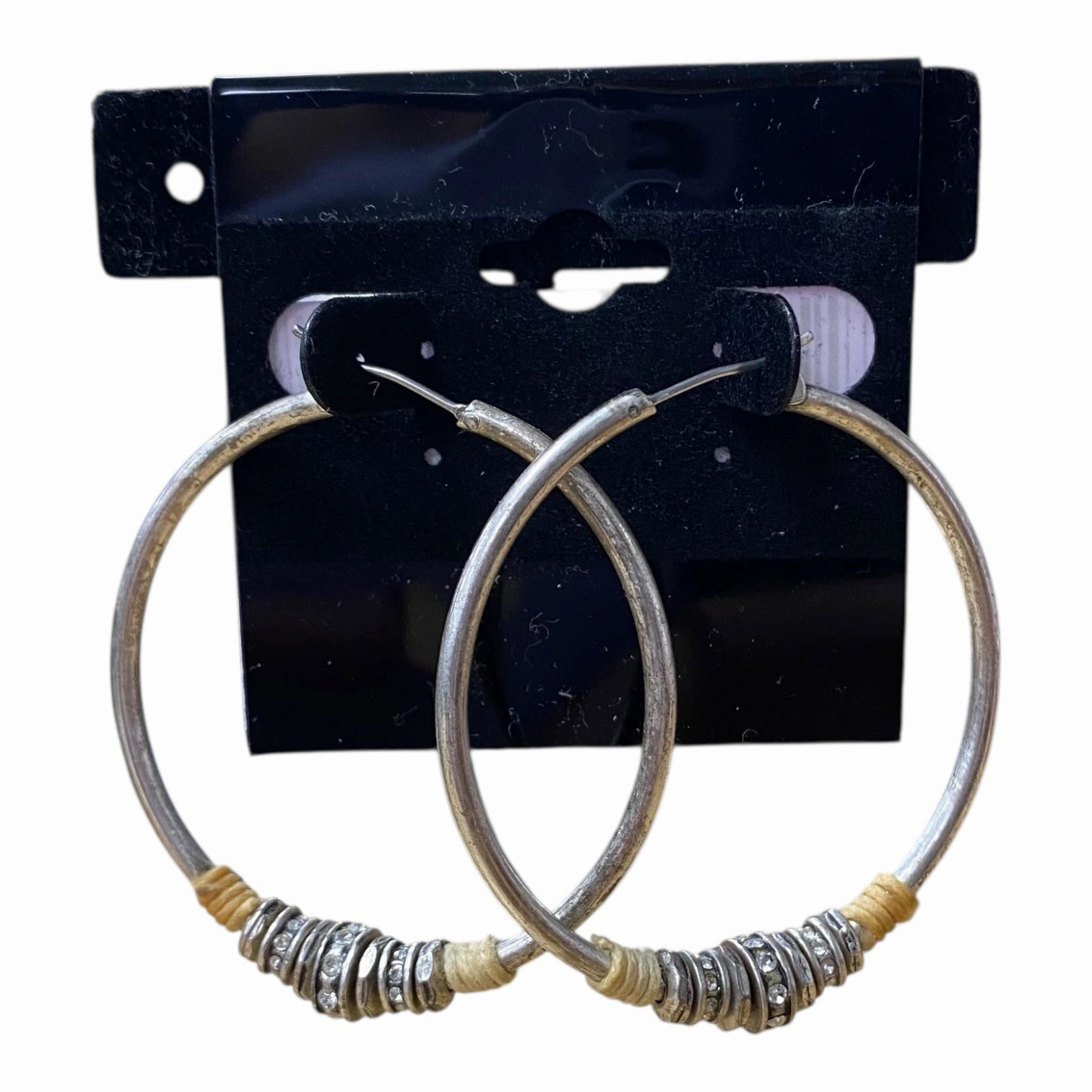 Earrings Hoop In Silver