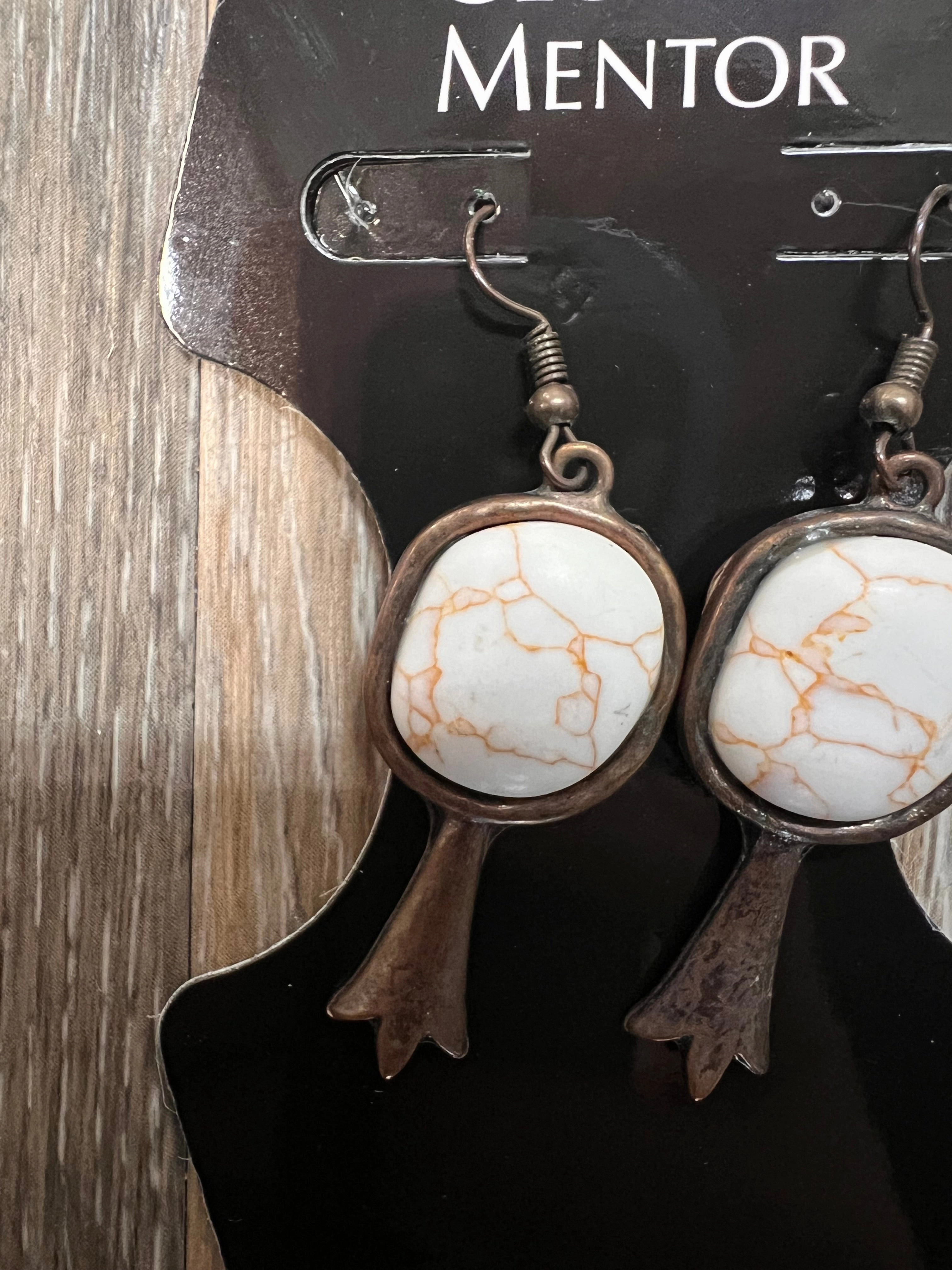 EARRINGS STATEMENT by    CLOTHES MENTOR In WHITE